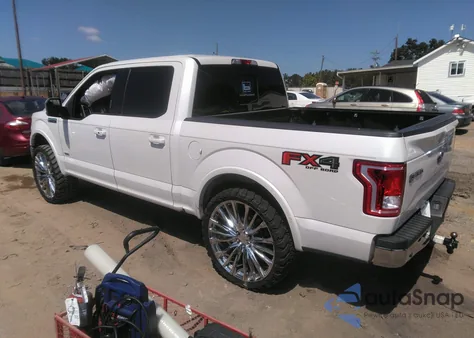 2017 Ford F-150 Lariat z USA, uszkodzony, nr VIN 1FTEW1EG7HFA69941
